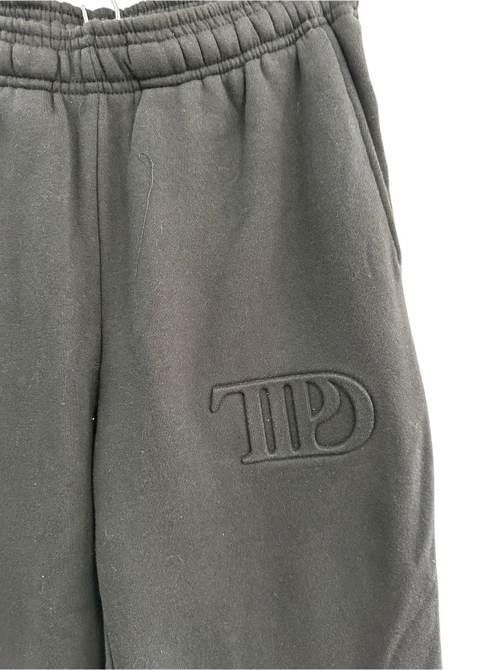 Taylor Swift TTPD Black Embossed Hoodie and Sweatpants Set Black Size Small - Picture 10 of 13